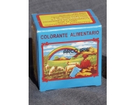 Box of 25 food coloring sachets (Arco Iris brand)